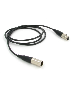 Аудио кабель mini XLR (F) - mini XLR (M) - 3 pin, симметричный  (C202)
