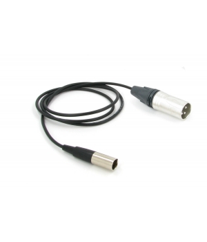 Аудио кабель mini XLR - XLR (M) - 3 pin 